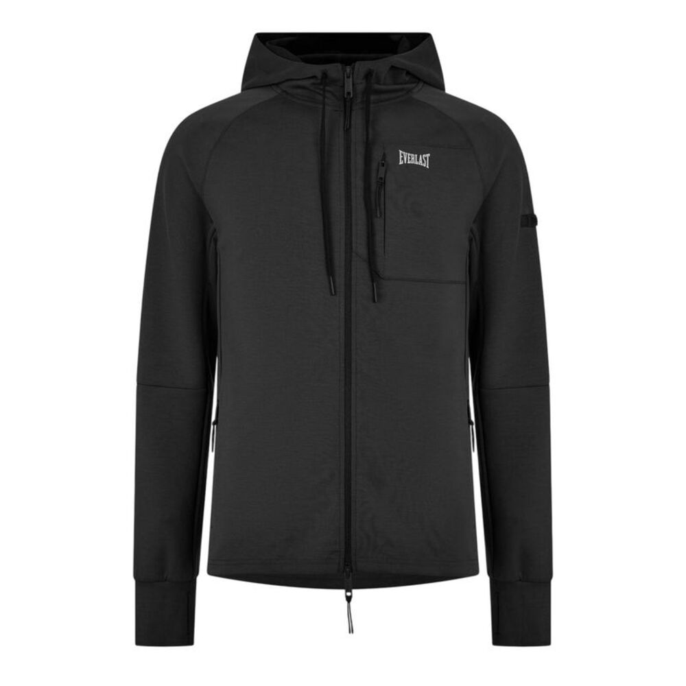 Everlast Mens Windproof Training Full Zip Hoodie / Midnight